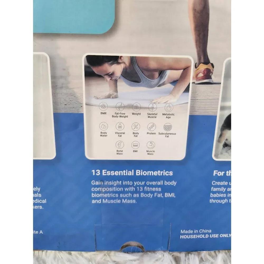 Etekcity Smart Fitness Scale Fit ESF-551 Bluetooth Compatible #B10